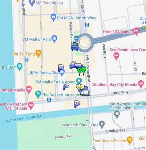 barangay mall of asia|Google Maps.